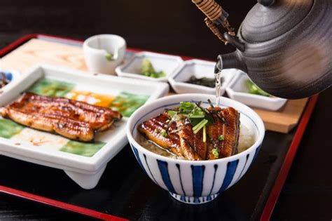 Japanese eels cultivated from eggs served at tasting .